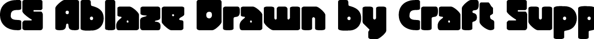 CSAblazeDrawn-Regular Demo