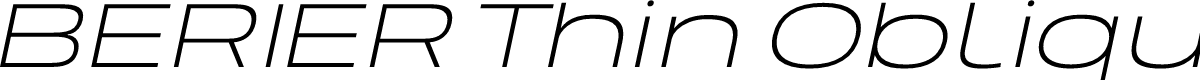 BERIER Thin Oblique