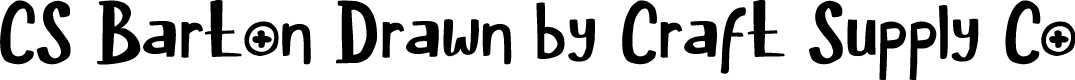 CSBartonDrawn-Regular Demo