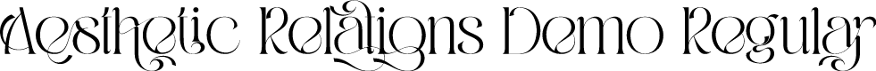 Aesthetic Relations Demo Regular