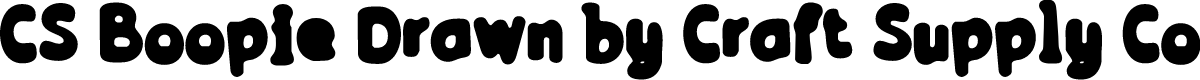 CSBoopieDrawn-Regular Demo