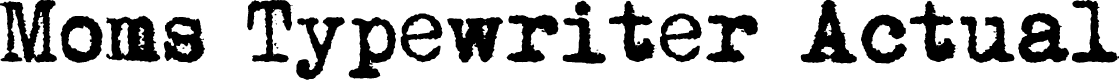 Mom´sTypewriterActual