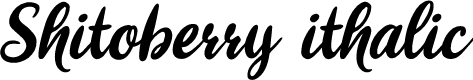 Shitoberry ithalic