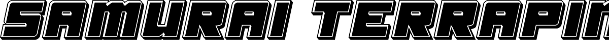 Samurai Terrapin Bevel Italic