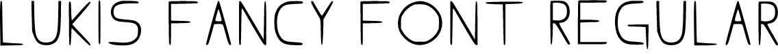 Lukis Fancy Font Regular