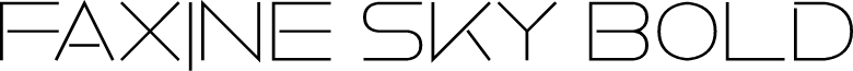 Faxine Sky Bold