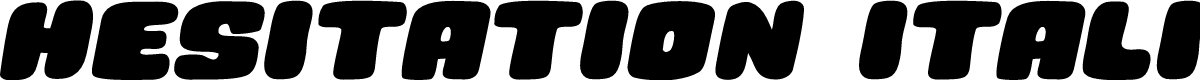 Hesitation Italic