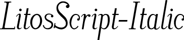 LitosScript-Italic
