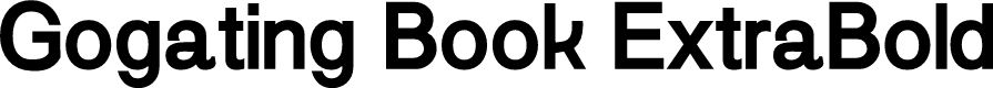 Gogating Book ExtraBold