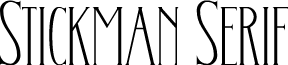Stickman Serif
