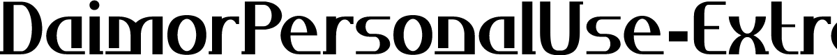 DaimorPersonalUse-ExtraBold