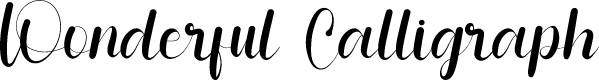 Wonderful Calligraph