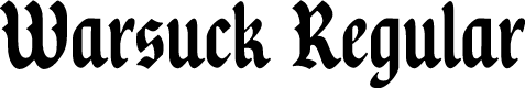 Warsuck Regular