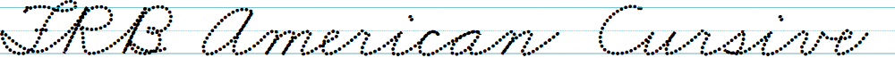 FRB American Cursive DottedBold