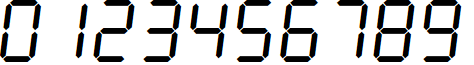 Digit Tech 7 Italic