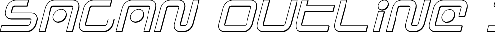Sagan Outline Italic