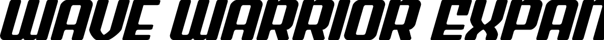 Wave Warrior Expanded Italic
