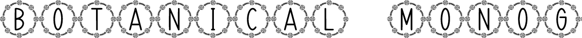 Botanical Monogram