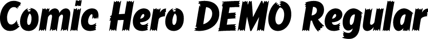 Comic Hero DEMO Regular