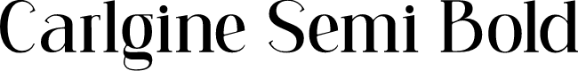 Carlgine Semi Bold