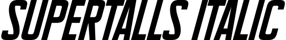 Supertalls Italic