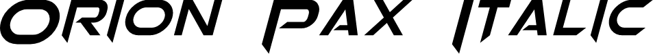 Orion Pax Italic