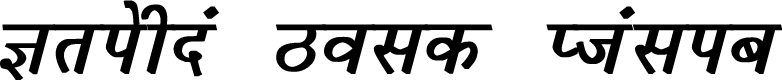 Krishna Bold Italic