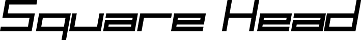 SF Square Head Italic