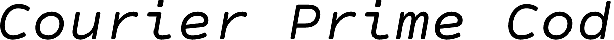 Courier Prime Code Italic