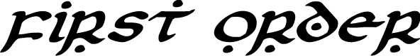 First Order Expanded Italic