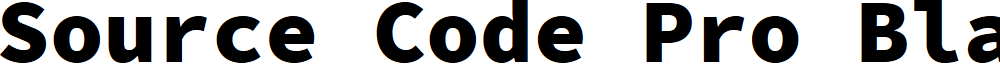 Source Code Pro Black