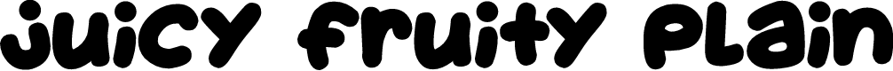 Juicy Fruity Plain