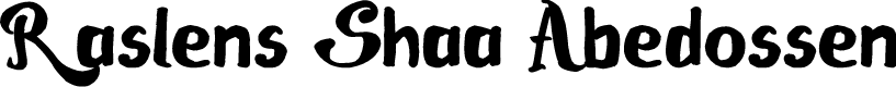 Raslens Shaa Abedossen