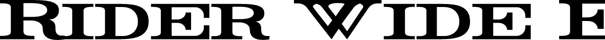 Rider Wide Expanded Bold