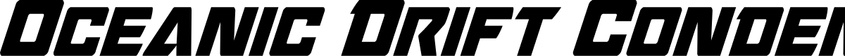 Oceanic Drift Condensed Italic