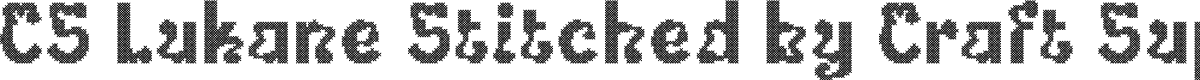 CS Lukane Stitched Regular Demo