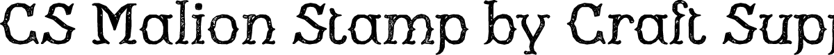 CS Malion Stamp Regular Demo