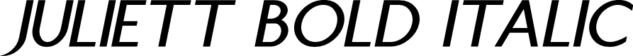 Juliett Bold Italic
