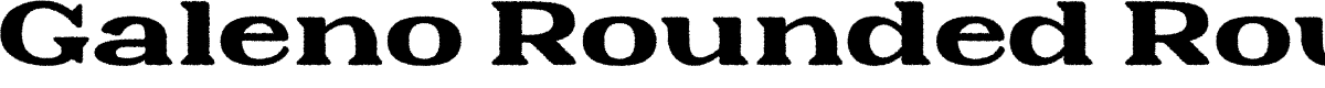 GalenoRoundedRough-Regular