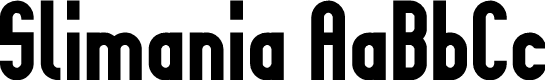 Slimaniabold Black