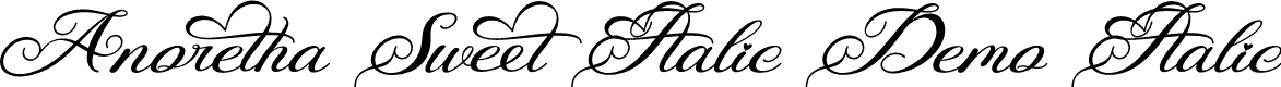 Anoretha Sweet Italic Demo Italic