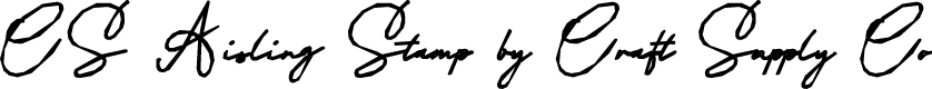 CS Aisling Stamp Regular Demo