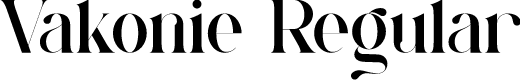 Vakonie Regular