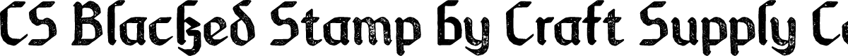 CS Blacked Stamp Regular Demo