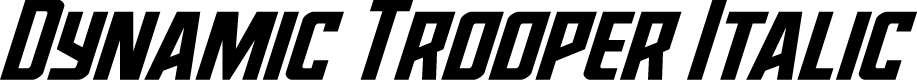 Dynamic Trooper Italic