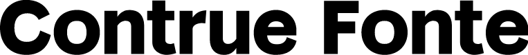 ContrueFonte-Sans