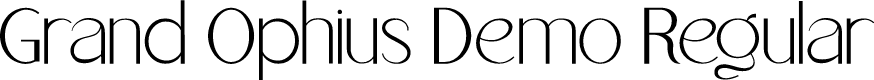 Grand Ophius Demo Regular