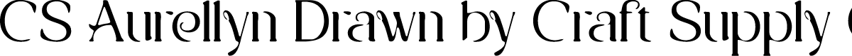 CSAurellynDrawn-Regular Demo