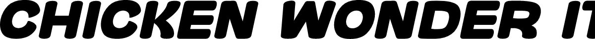 Chicken Wonder Italic