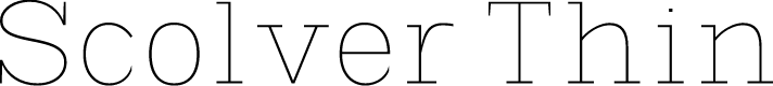 Scolver Thin